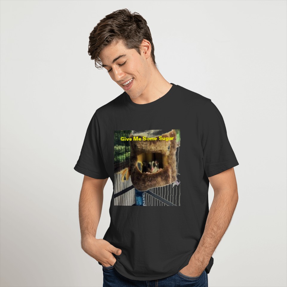 Sugar Glider in Furry Tree Truck Hanging Bed T-shirt