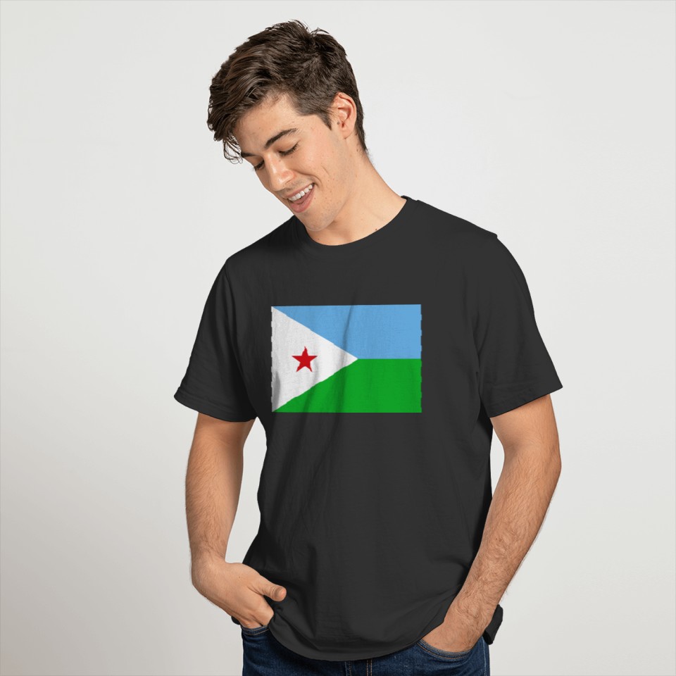 Djibouti Flag Plus Size T-shirt