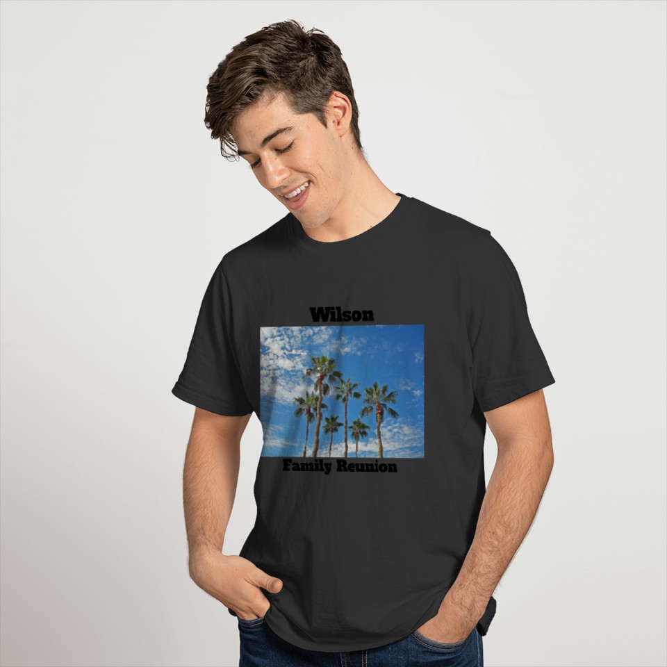 Palm Trees Paradise Family Reunion Keepsake T-shirt