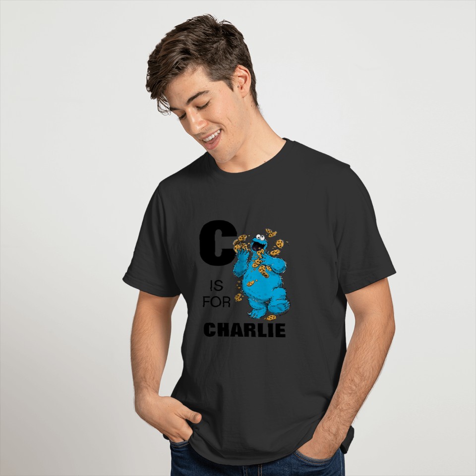 Vintage - C is for Cookie Monster | Add Your Name T-shirt