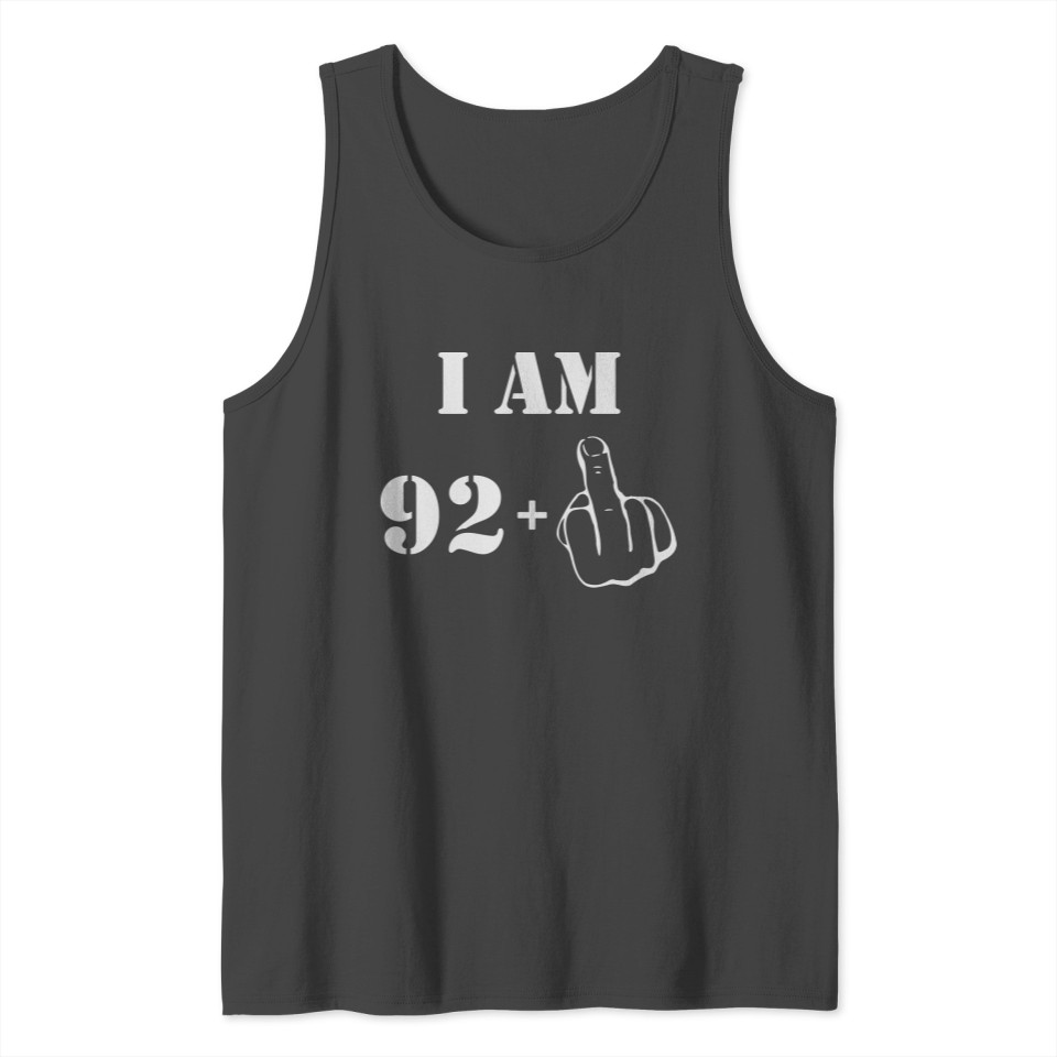 93rd Birthday T Shirt 92 + 1 Made in 1924 Tank Top