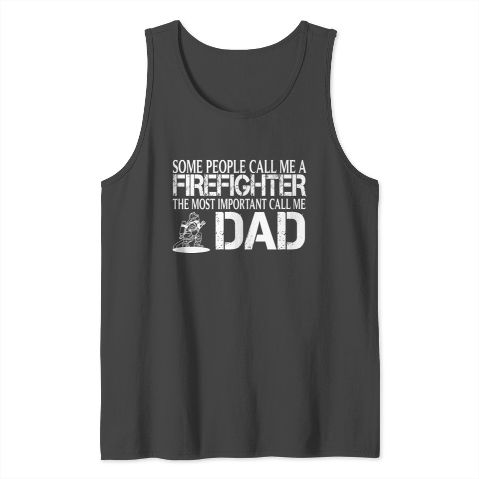 Firefighter Dad2343 Tank Top