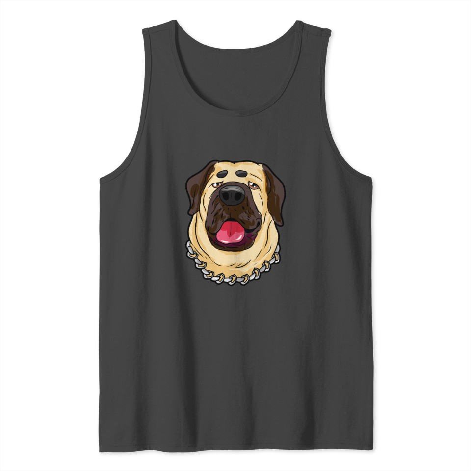 Mastiff Dog Puppy Doggie Present Gift Molosser Tank Top