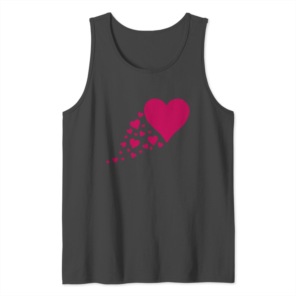 Rising Heart Vector (changeable color) Tank Top