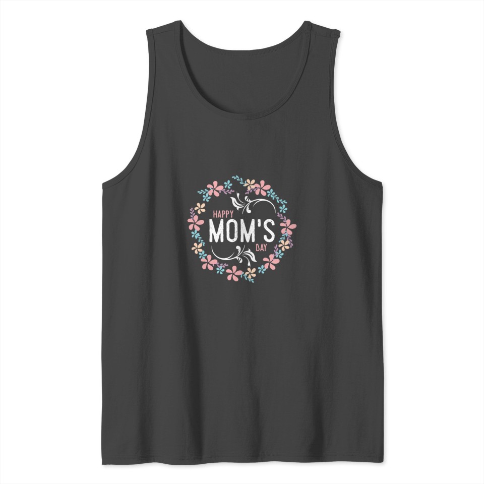 Mother s Day gift mum flowers Tank Top