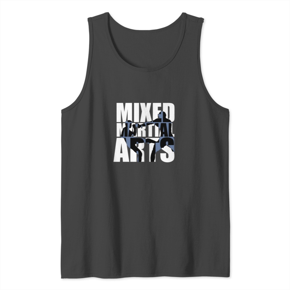 Mixed martial arts MMA fight silhouette Tank Top