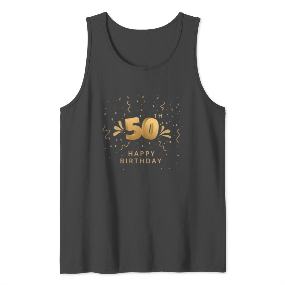 50th Birthday| Fifty Fabulous Shirt, 50&Fabulous 3 Tank Top