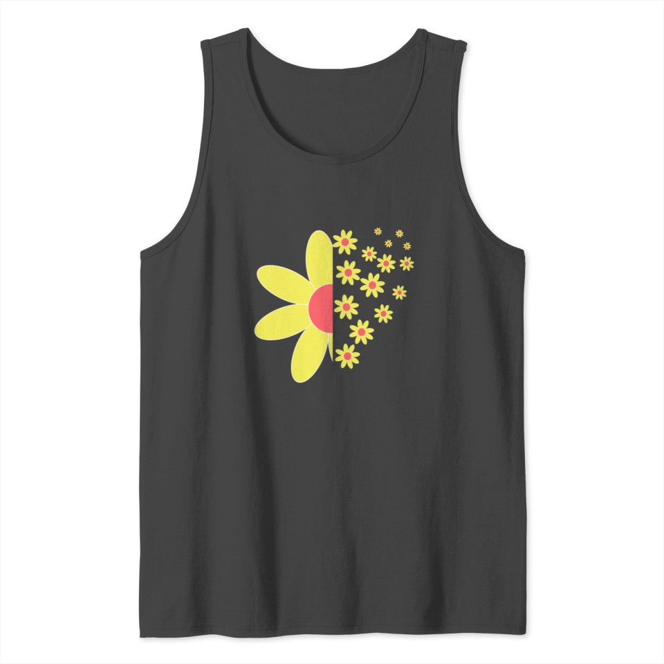 Flowers every where Tank Top
