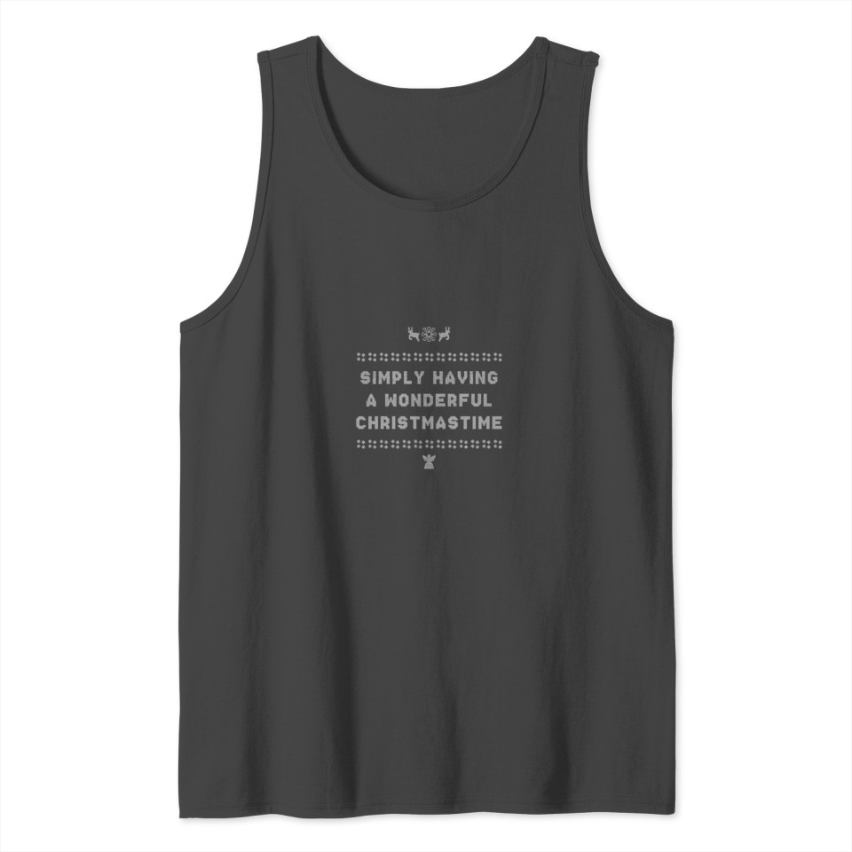 Simply Having a Wonderful time for Christmas Tank Top