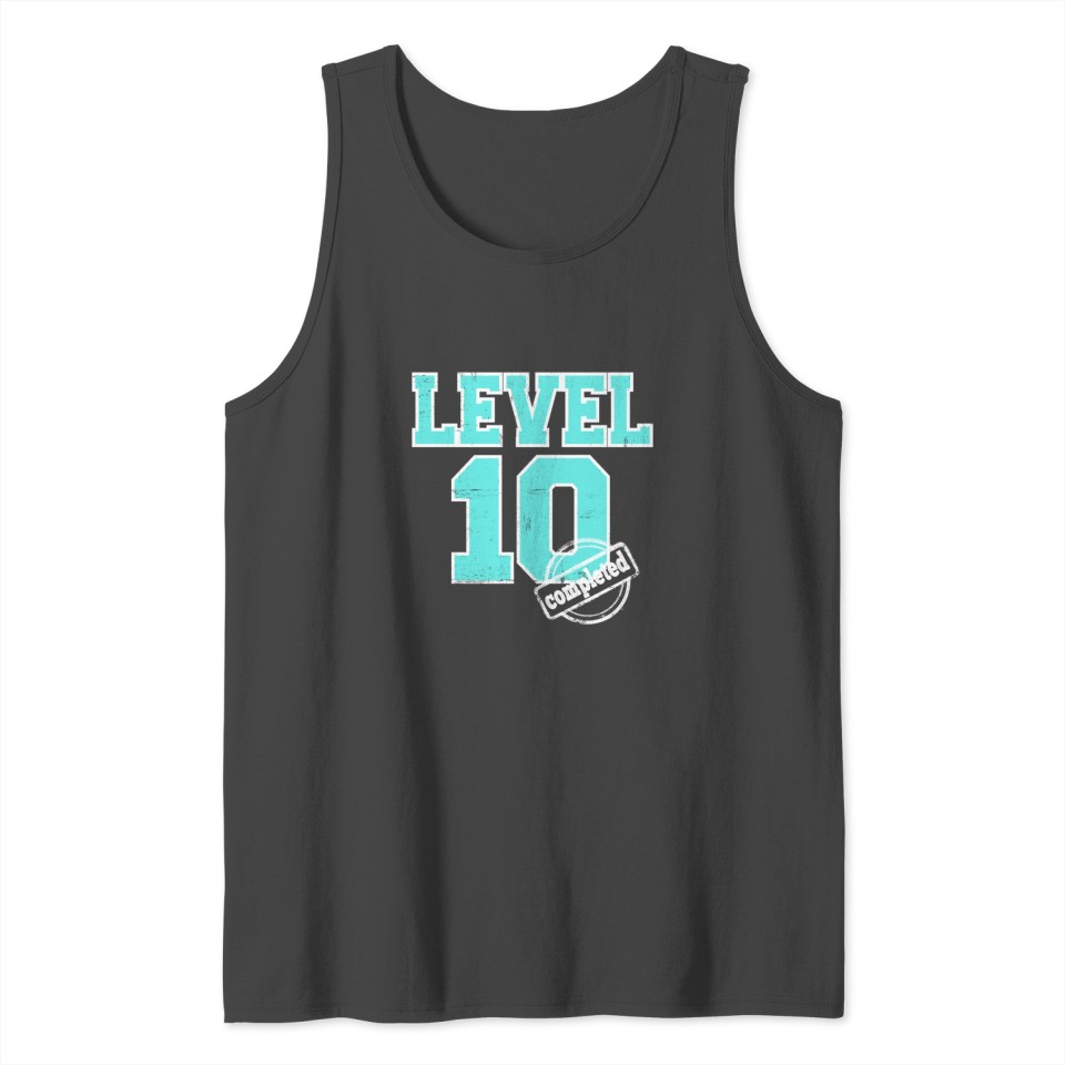 Awesome since 2011 Level 10 completed 10. Birthday Tank Top