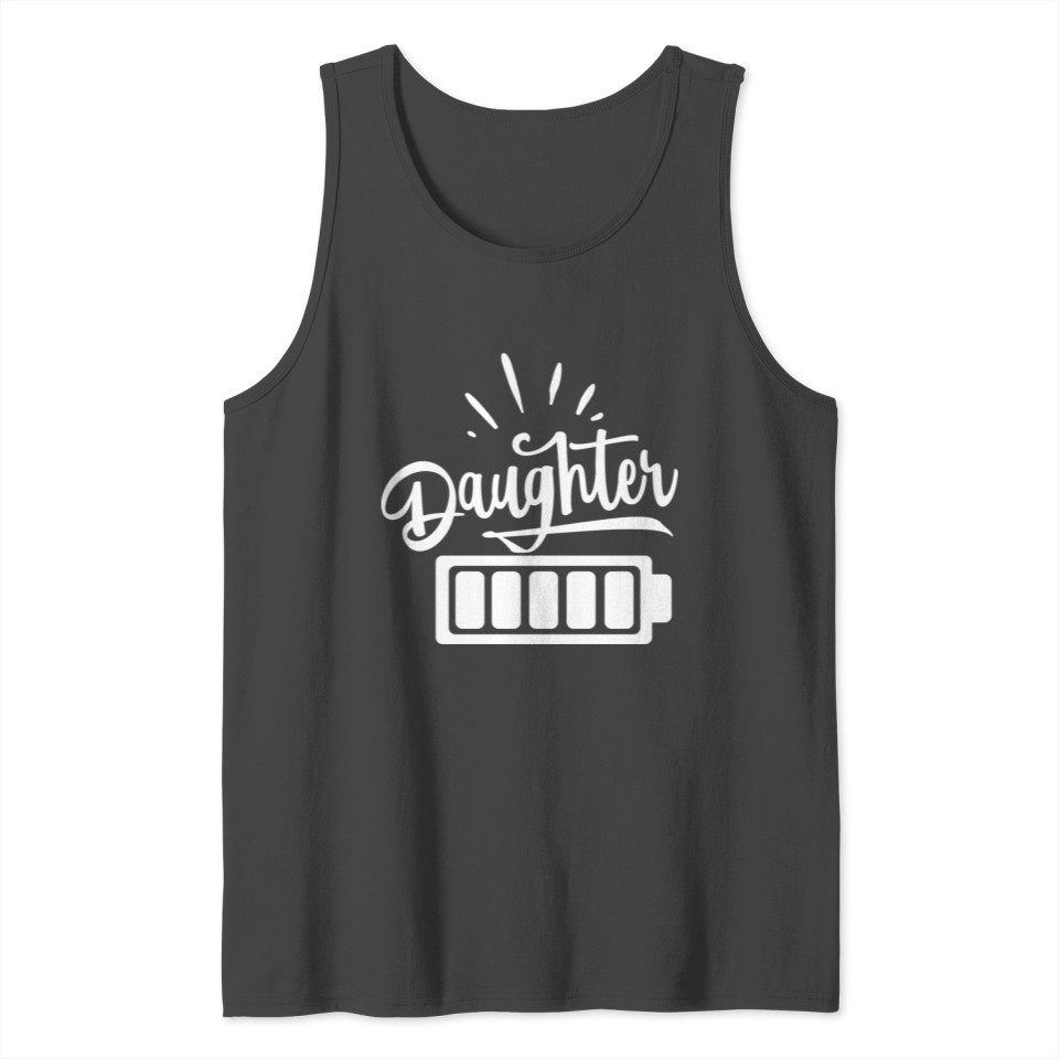 Daughter battery white Tank Top