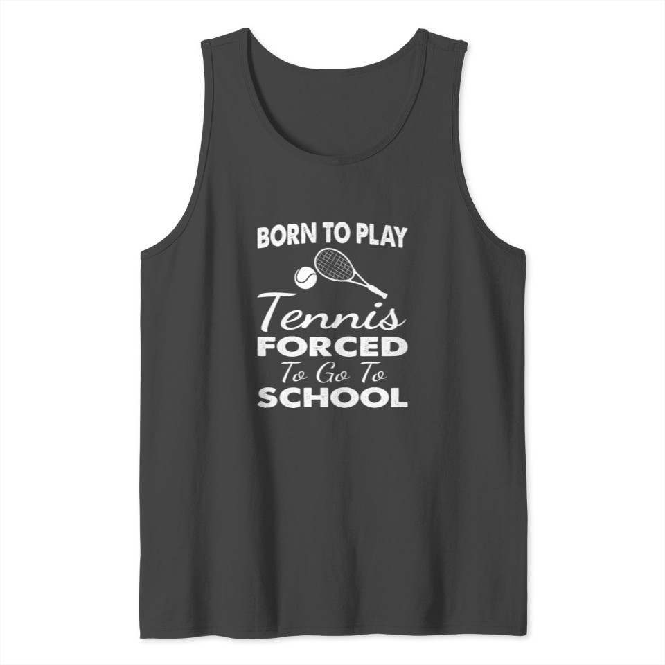 tennis enthusiast sayings funny t-shirt-Tennis Tank Top