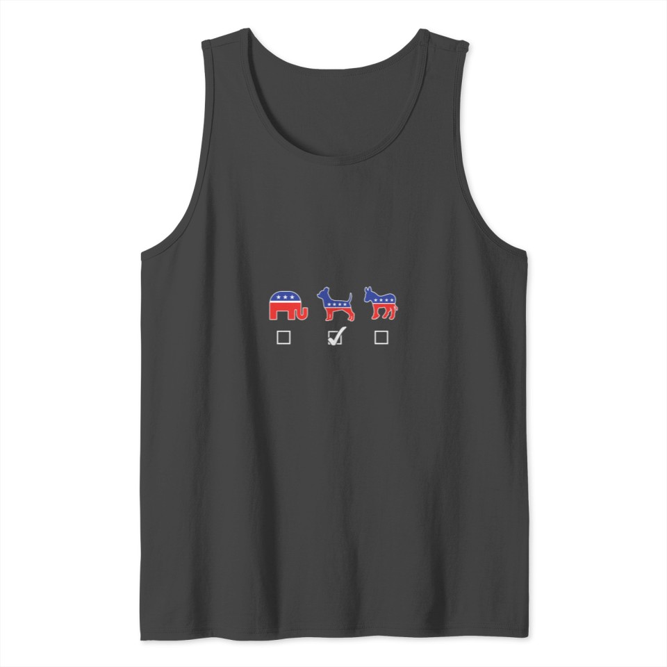 Republican Democrat Funny Chihuahua Long Sleeve Sh Tank Top