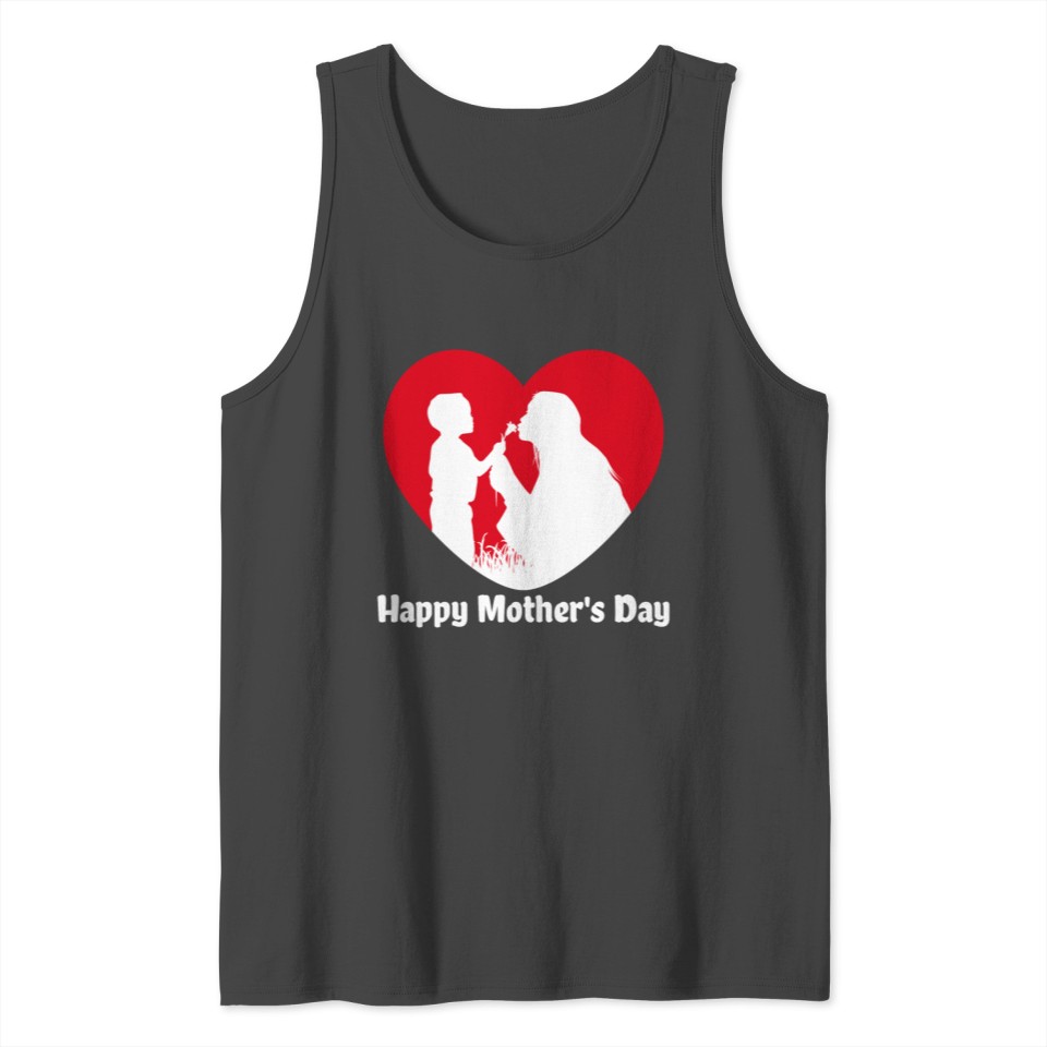 Heart Mother's Day Best Mom Tank Top