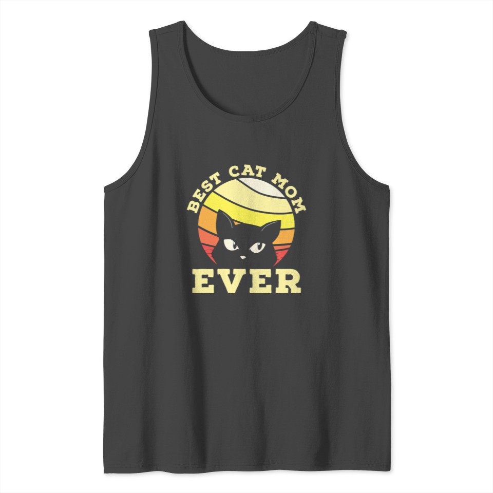 Mama Mommy Mothers Day Cat Mom Tank Top