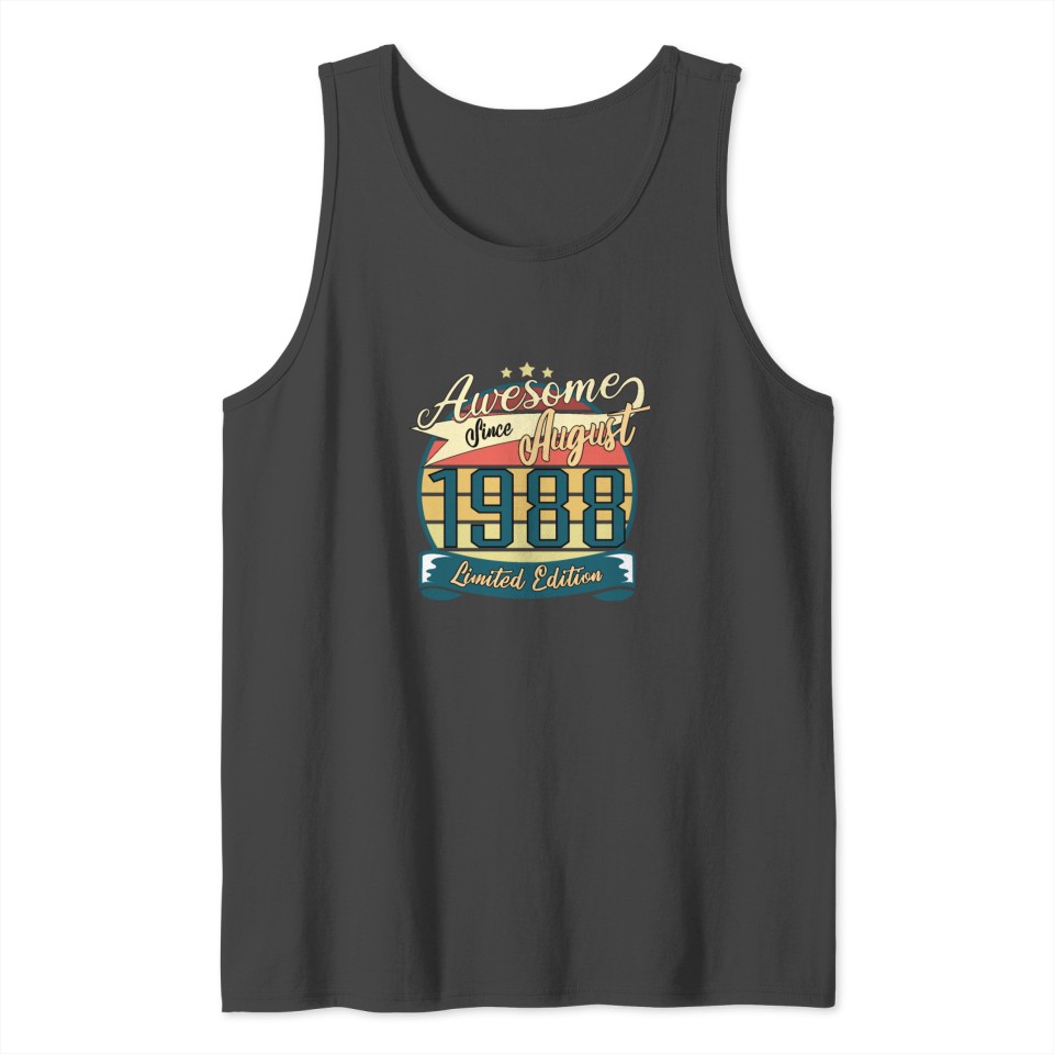 1988 August Retro Gift Tank Top