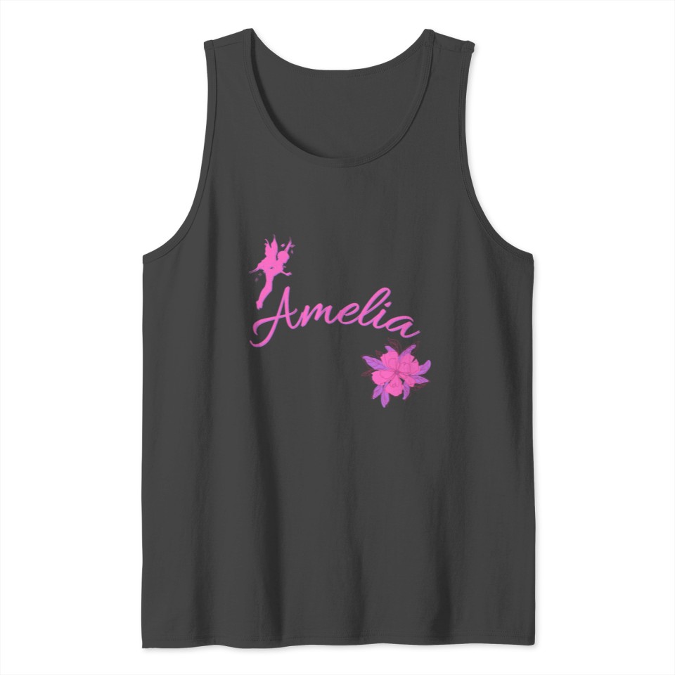 AMELIA - babyname - design with meaning symbolism Tank Top