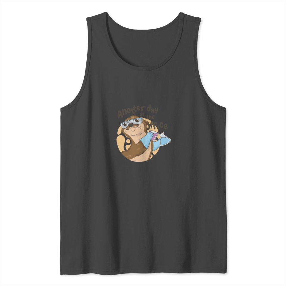 Anotter Day in the Office Funny Science Geek Tank Top