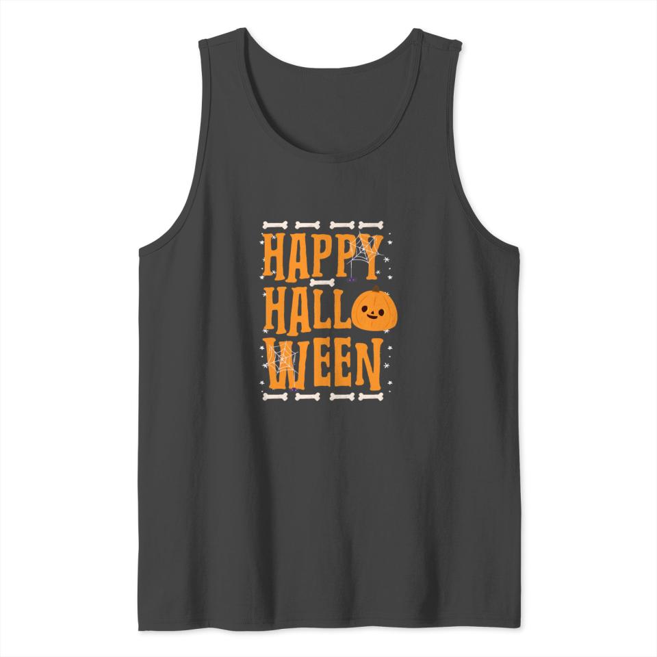 Halloween Party Treat Surprised Funny Costume Tank Top