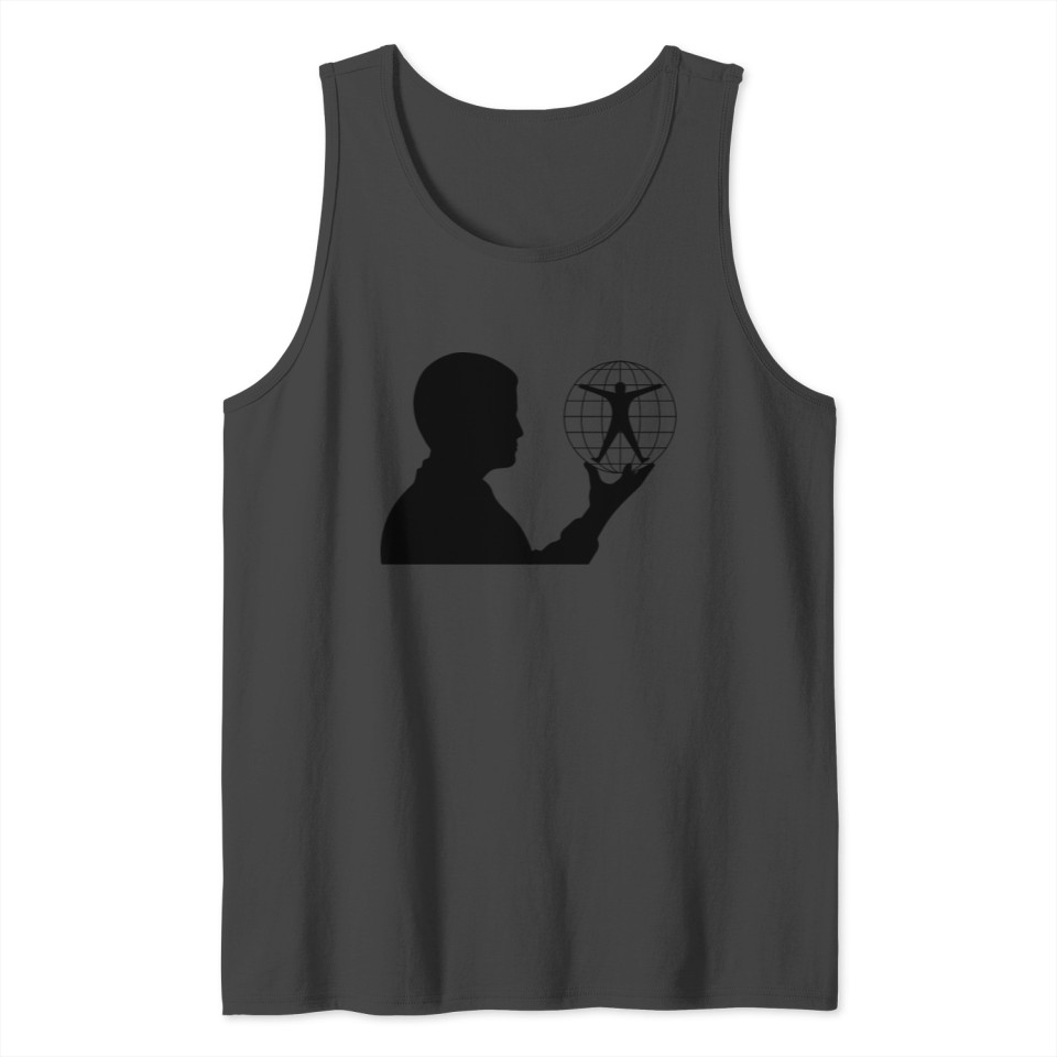 mans existential exsistence Tank Top