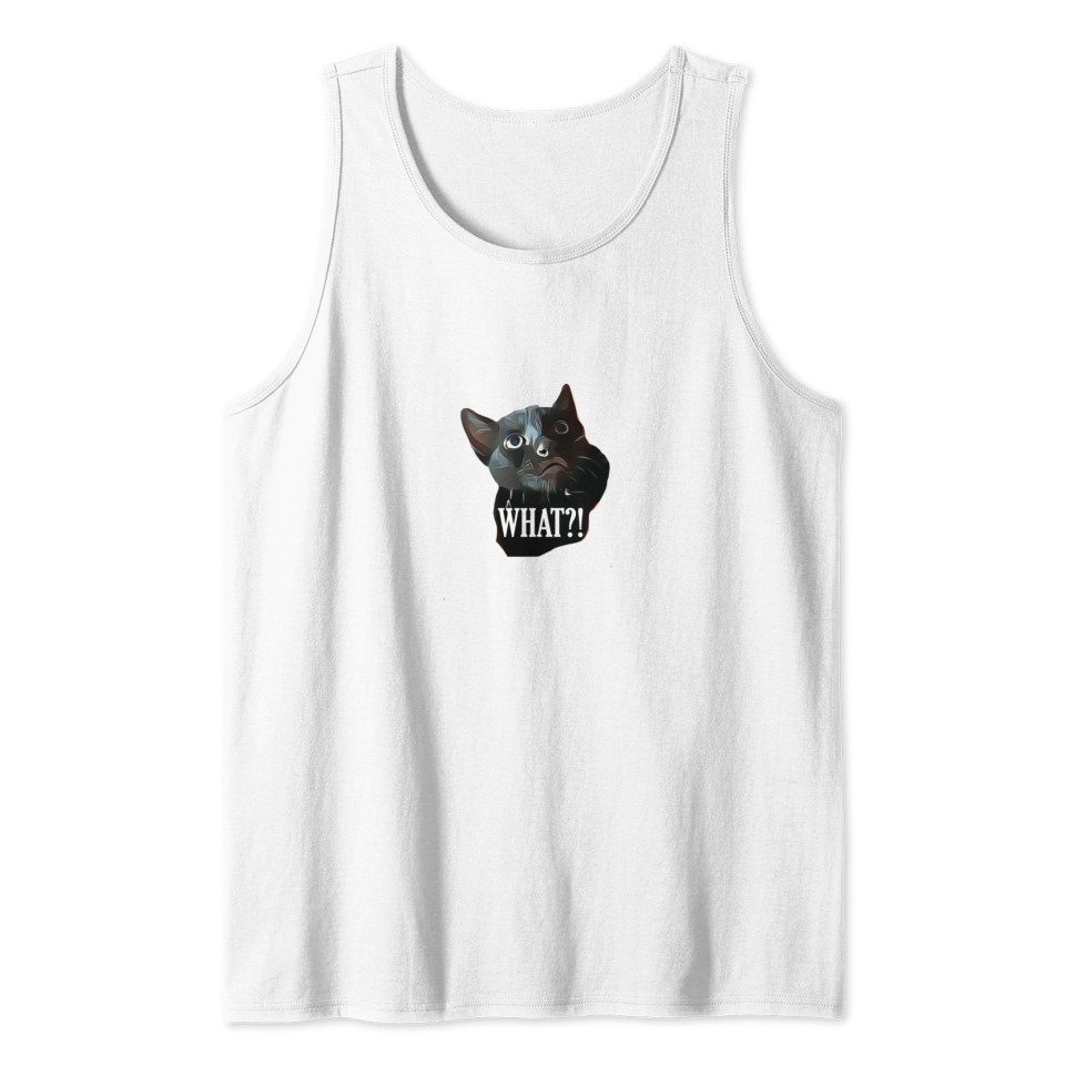 WHAT?! CHEEKY CAT Tank Top