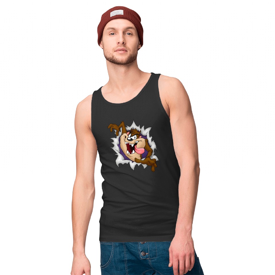 Looney Tunes Tasmanian Devil Taz Tank Tops