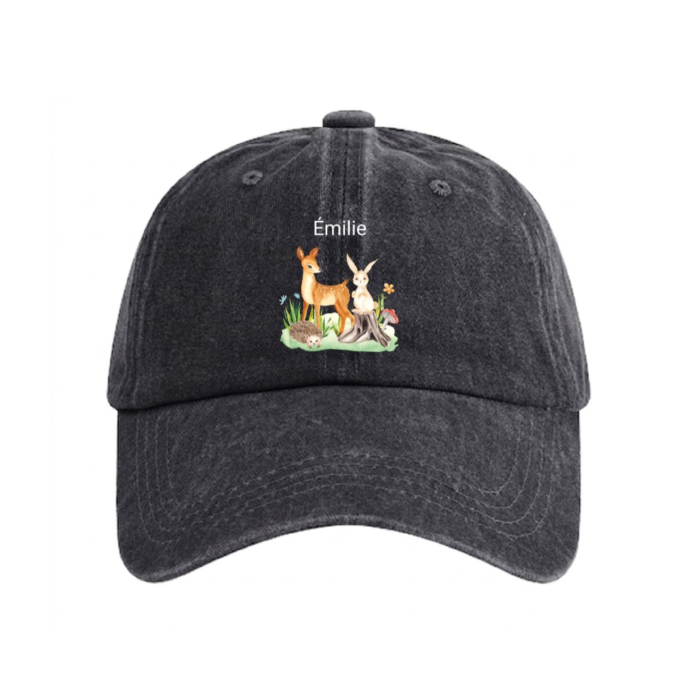 Hedgehog Denim Cap