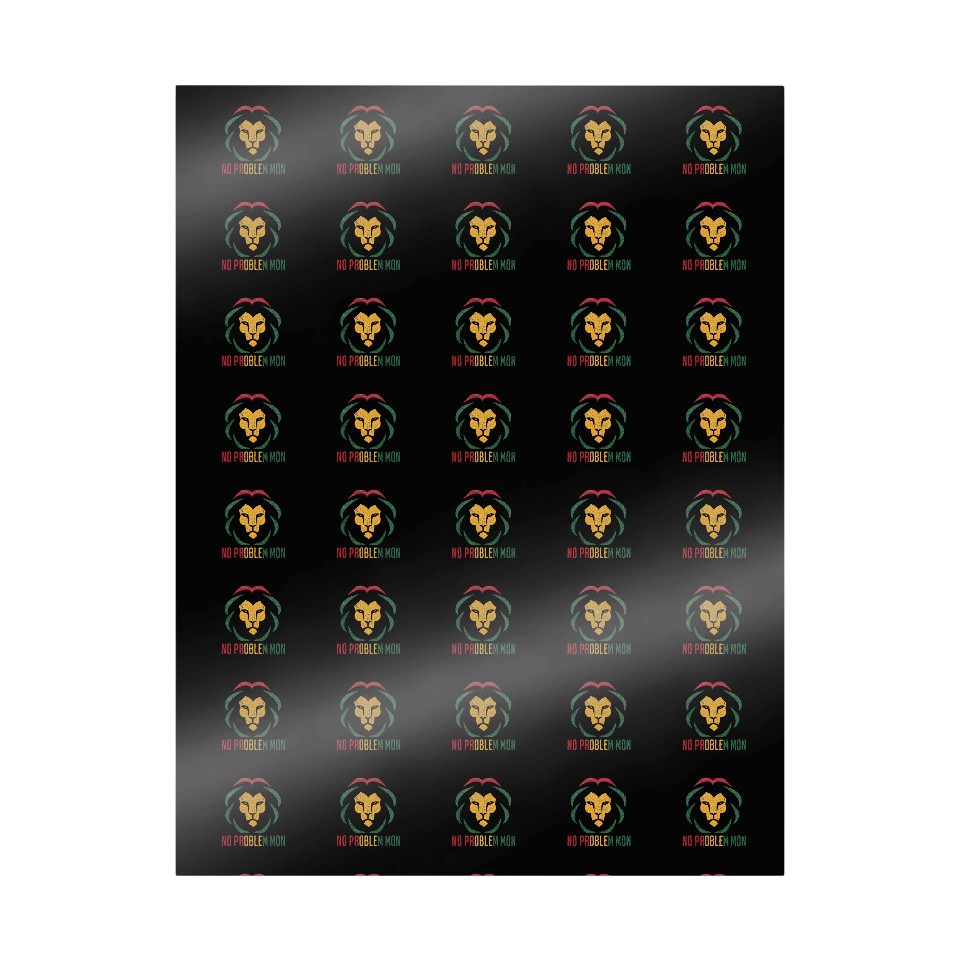 No Problem Mon Jamaica Lion Of Judah Jamaican Flag Wrapping Papers | ID ...